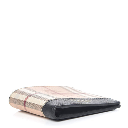 Burberry Haymarket Check BBi-Fold Wallet Black 4 of 11