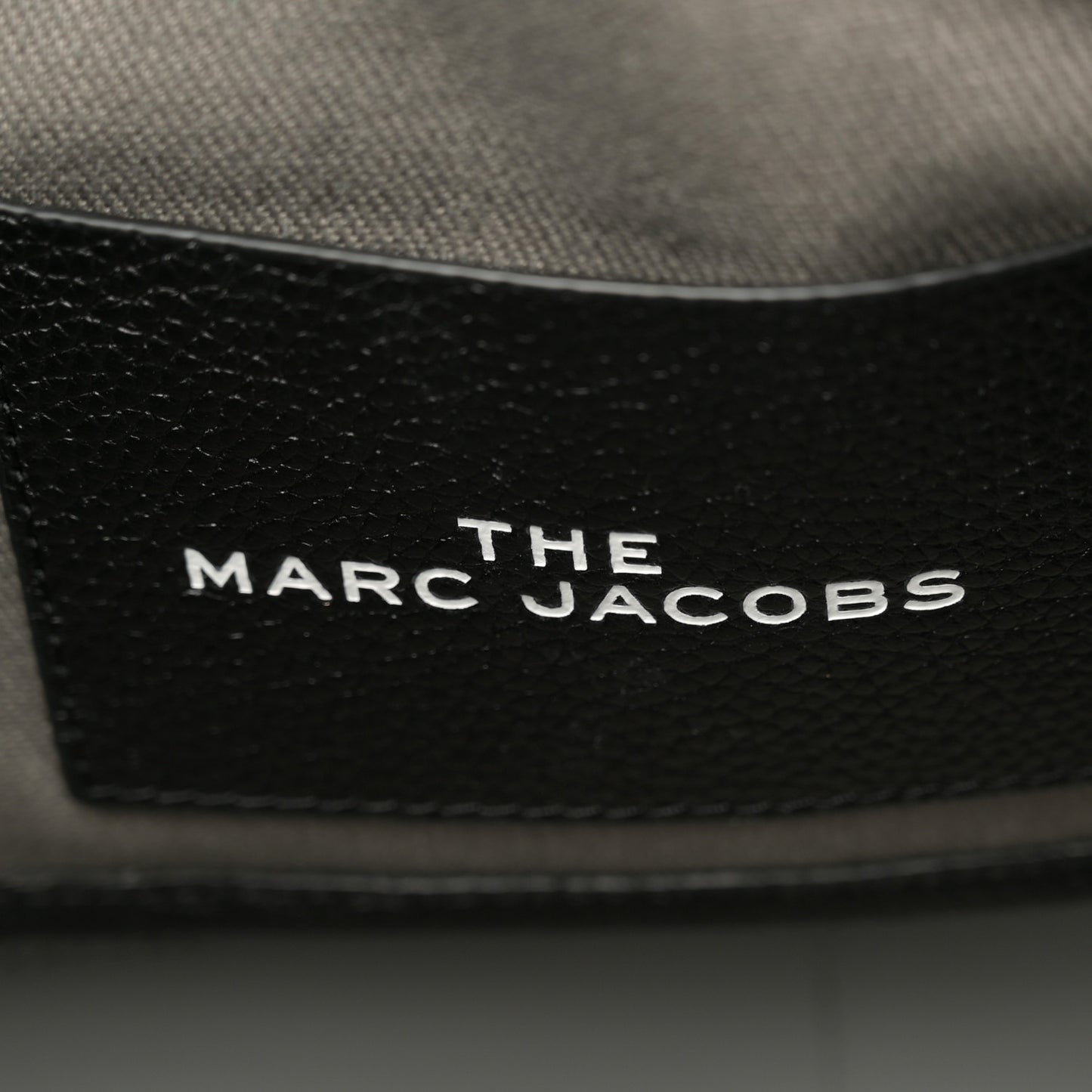 Grained Calfskin Large The Tote Bag Black