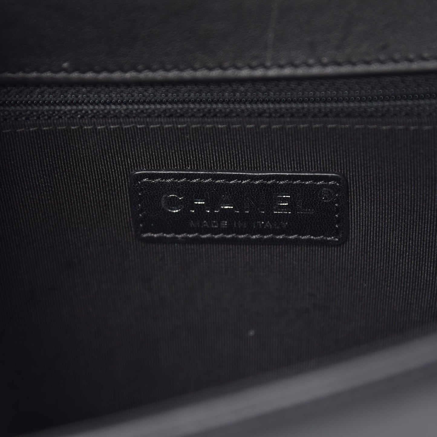 Calfskin Quilted New Medium Boy Flap Black