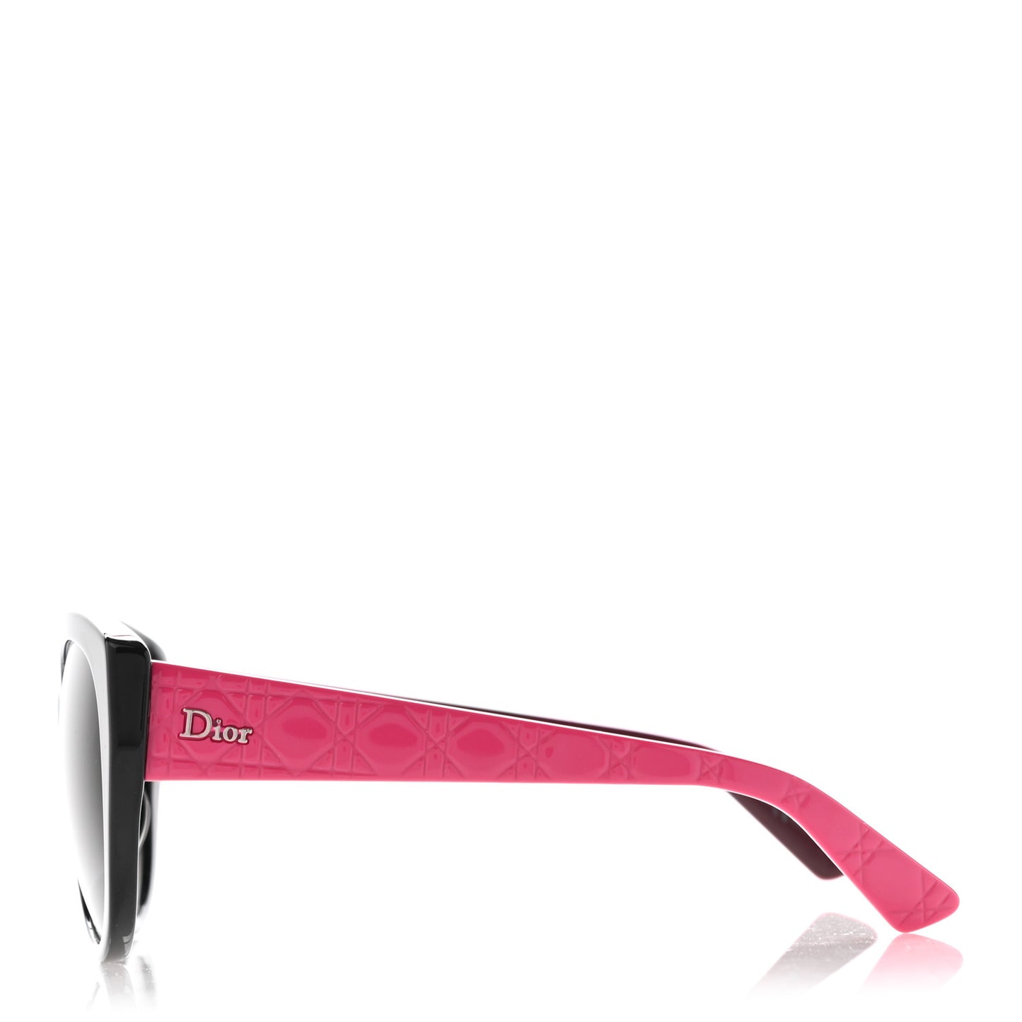 Resin Cannage Dior Lady 1 NF Sunglasses Pink Black