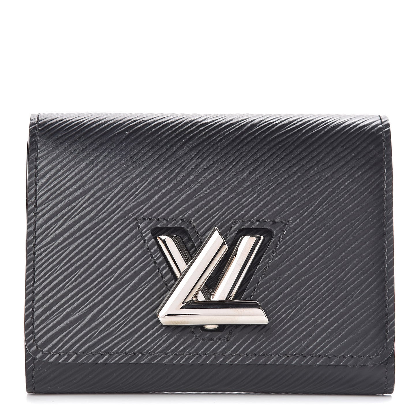 Epi Twist Compact Wallet Black
