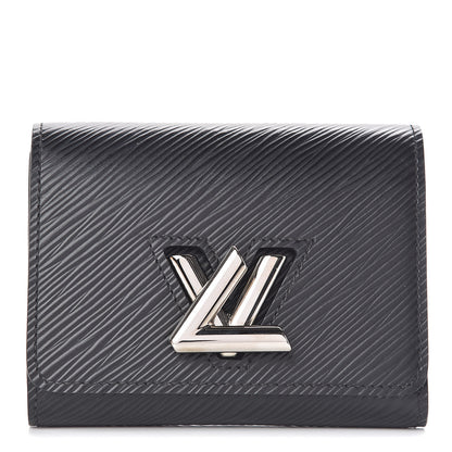 Louis Vuitton Epi Twist Compact Wallet Black 1 of 9