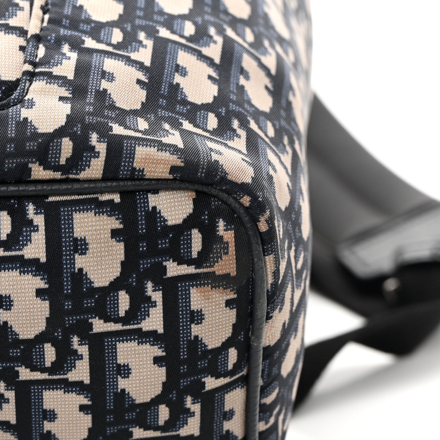 Christian Dior Technical Fabric Oblique Motion Backpack Blue 14 of 19