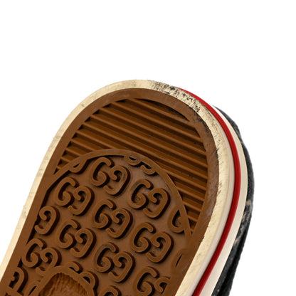 Gucci New Denim GG Monogram Web Womens 1977 Tennis Sneakers 40 Blue Tea Mystic White 8 of 10