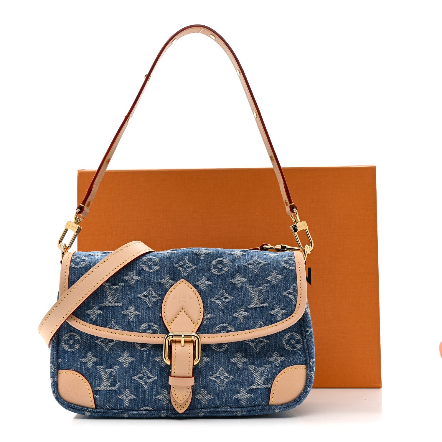 Louis Vuitton Monogram Denim Diane Blue 11 of 11