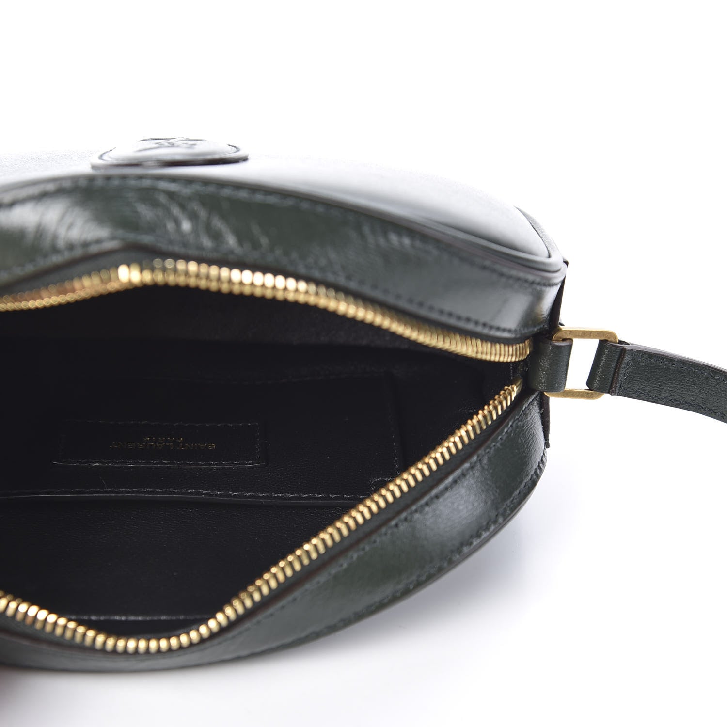 Saint Laurent Calfskin Le 61 Camera Bag Dark Green 4 of 9