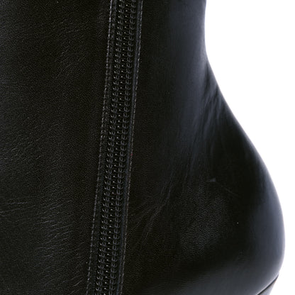 Christian Louboutin Calfskin Calamijane Booty 100 Ankle Boots 37 Black 7 of 7