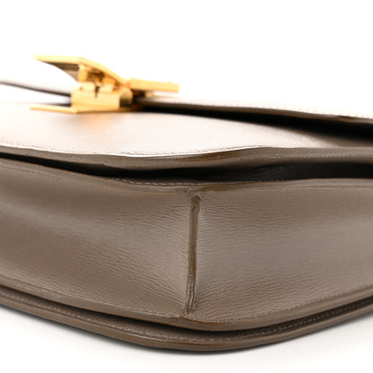 Celine Liege Calfskin Medium Classic Box Flap Bag Taupe 10 of 11