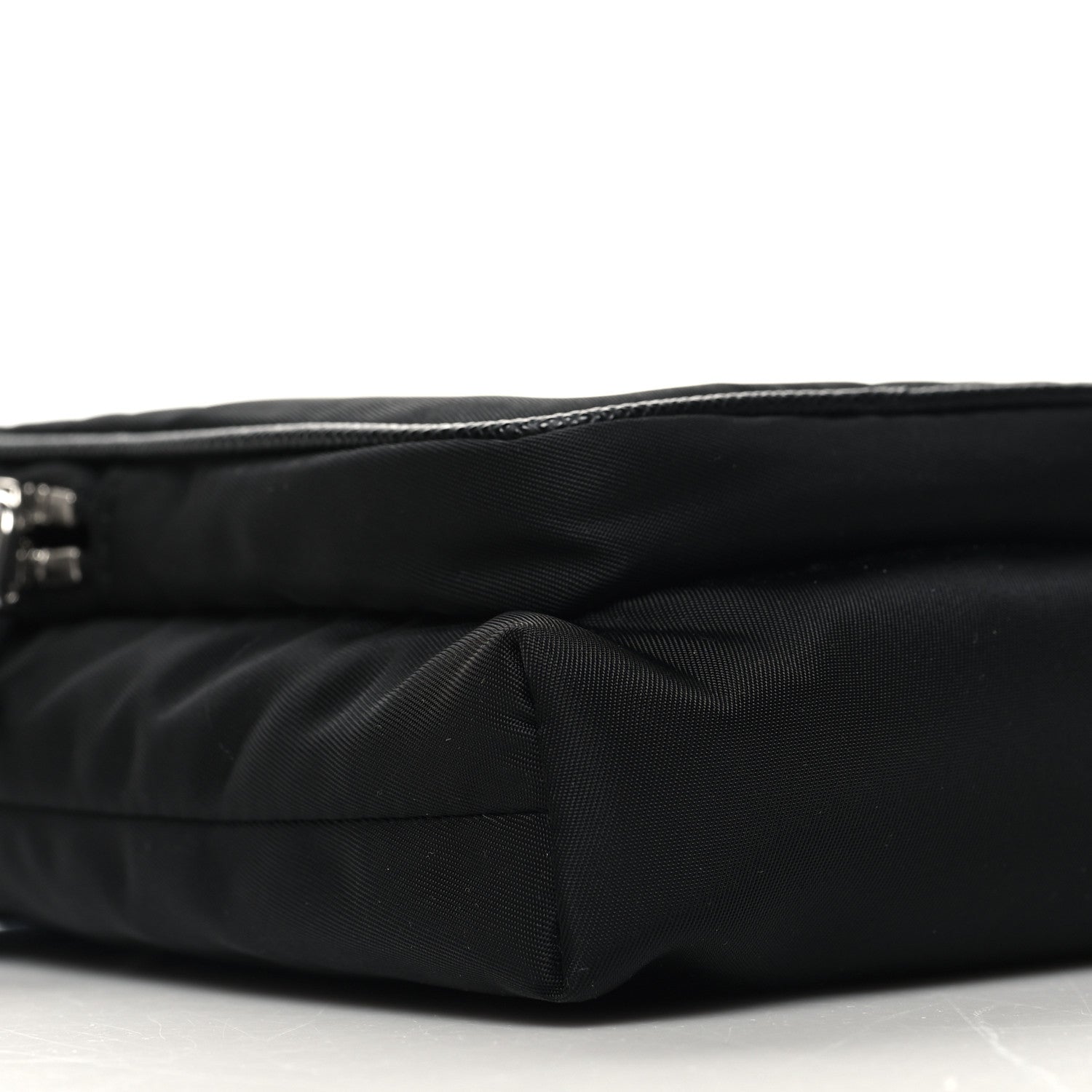 Prada Tessuto Nylon Saffiano Phone Case Crossbody Black 8 of 9