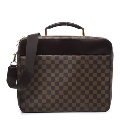 Louis Vuitton Damier Ebene Porte Ordinateur Sabana Computer Case 1 of 9