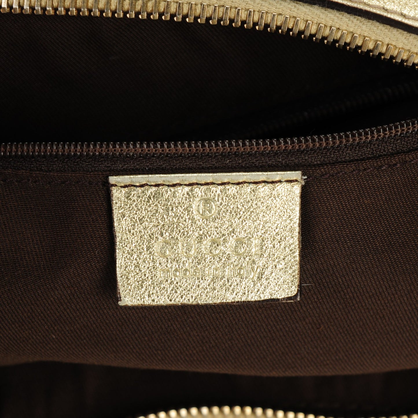 Monogram Large D Gold Hobo Gold