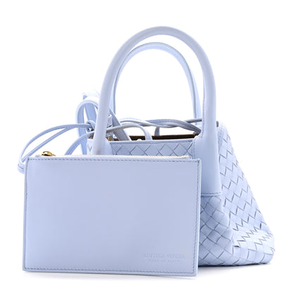 Bottega Veneta Calfskin Intrecciato Small Pinacoteca Tote Lunar Fondant 3 of 13