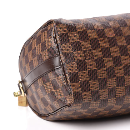 Louis Vuitton Damier Ebene Speedy Bandouliere 25 9 of 11