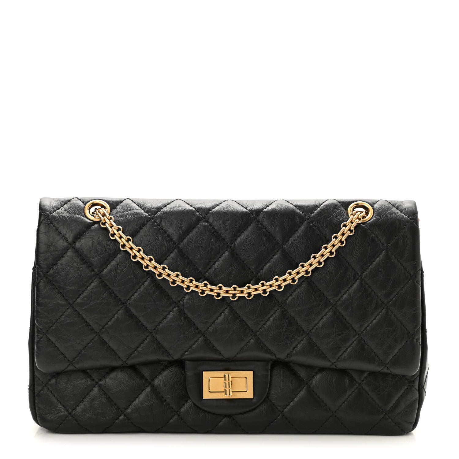 Chanel Aged Calfskin Quilted 2.55 Reissue 227 Flap Black 1 of 9