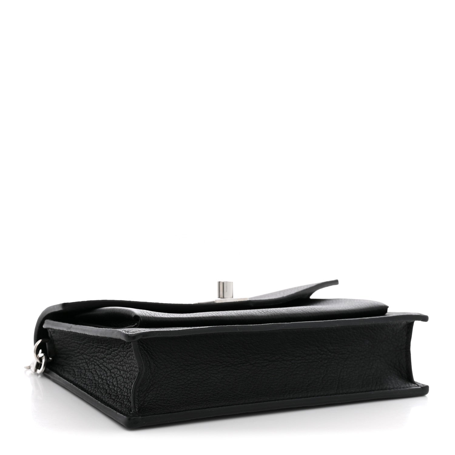 Louis Vuitton Soft Calfskin My Lockme Chain Pochette Black 4 of 10