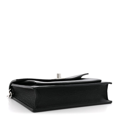 Louis Vuitton Soft Calfskin My Lockme Chain Pochette Black 4 of 10