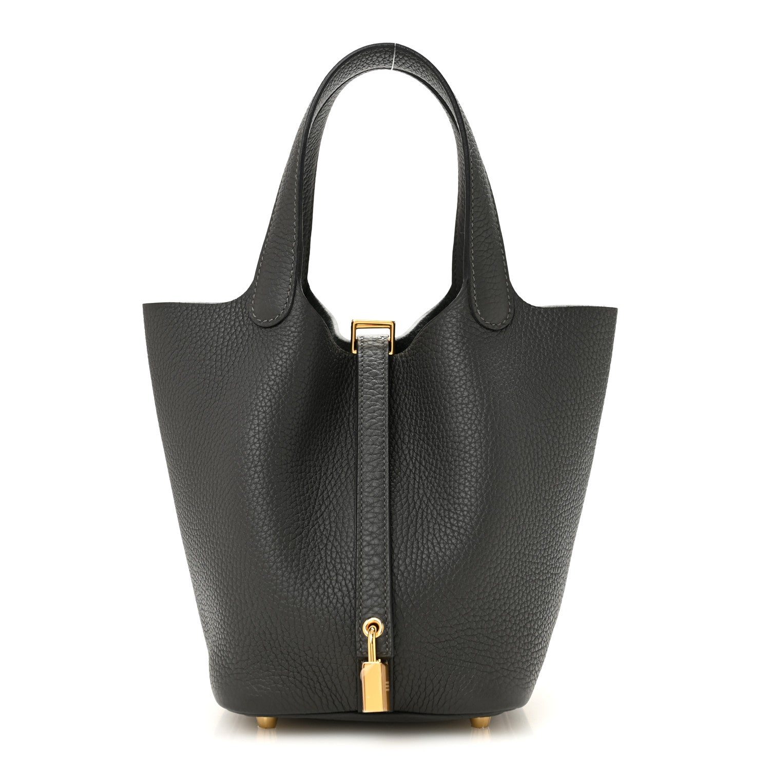 Hermes Taurillon Clemence Picotin Lock 18 PM Gris Misty 1 of 11