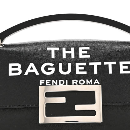 Fendi X MARC JACOBS Nappa Logo Phone Baguette Black 8 of 11