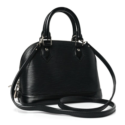 Louis Vuitton Epi Alma BB Black 3 of 8