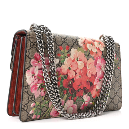 Gucci GG Supreme Monogram Blooms Small Dionysus Shoulder Bag Beige Multicolor Dry Rose 3 of 10