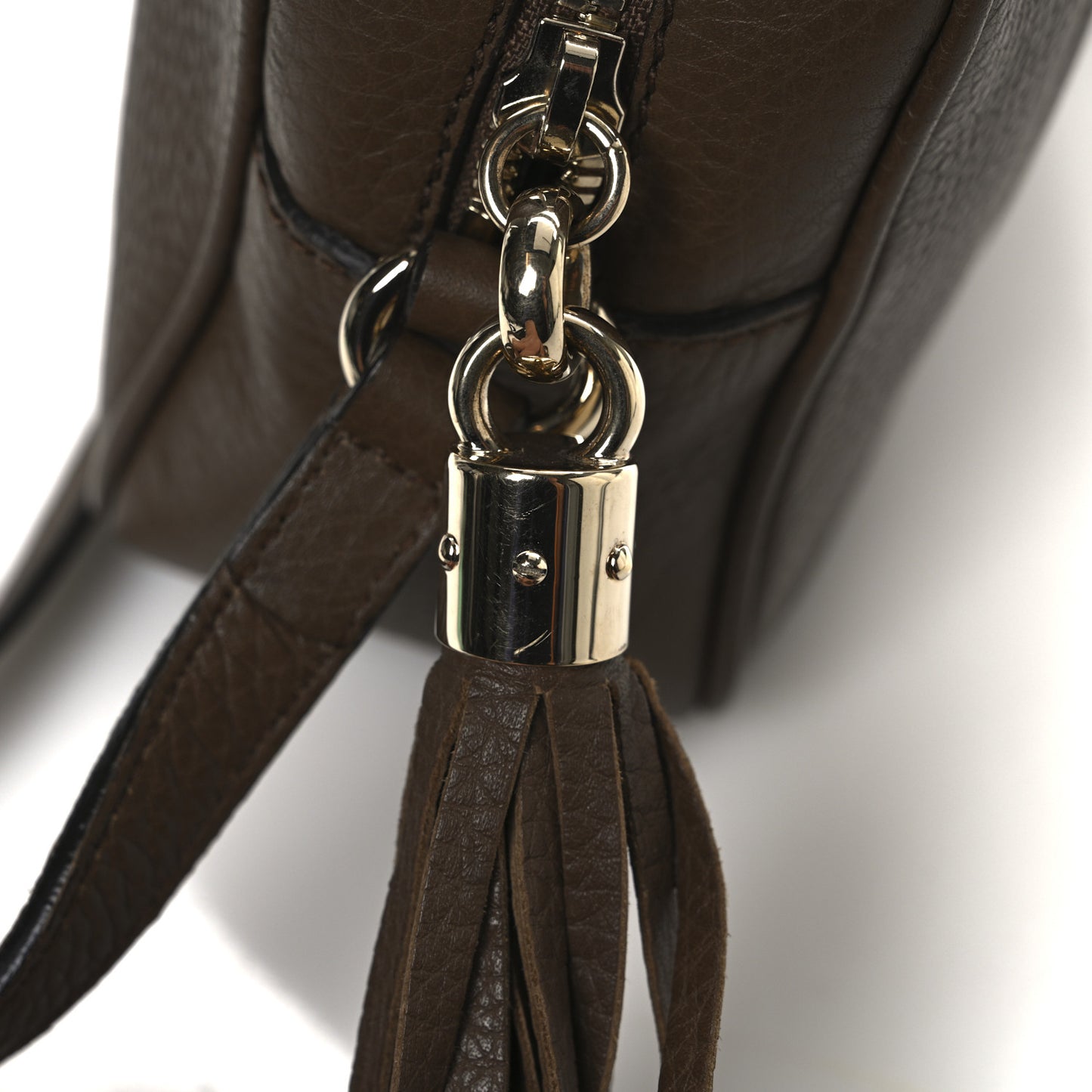 Cellarius Calfskin Small Soho Disco Bag Acero