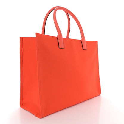 Versace Canvas Calfskin Large La Medusa Tote Bag Orange 3 of 13