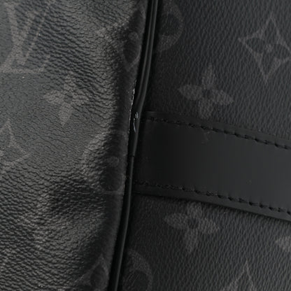 Louis Vuitton Monogram Eclipse Keepall Bandouliere 55 12 of 12