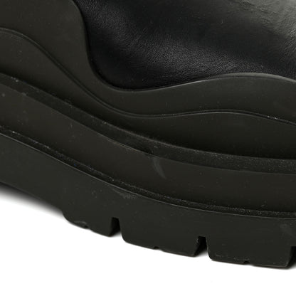 Bottega Veneta Calfskin The Tire High Boots 41 Black Camping 16 of 19