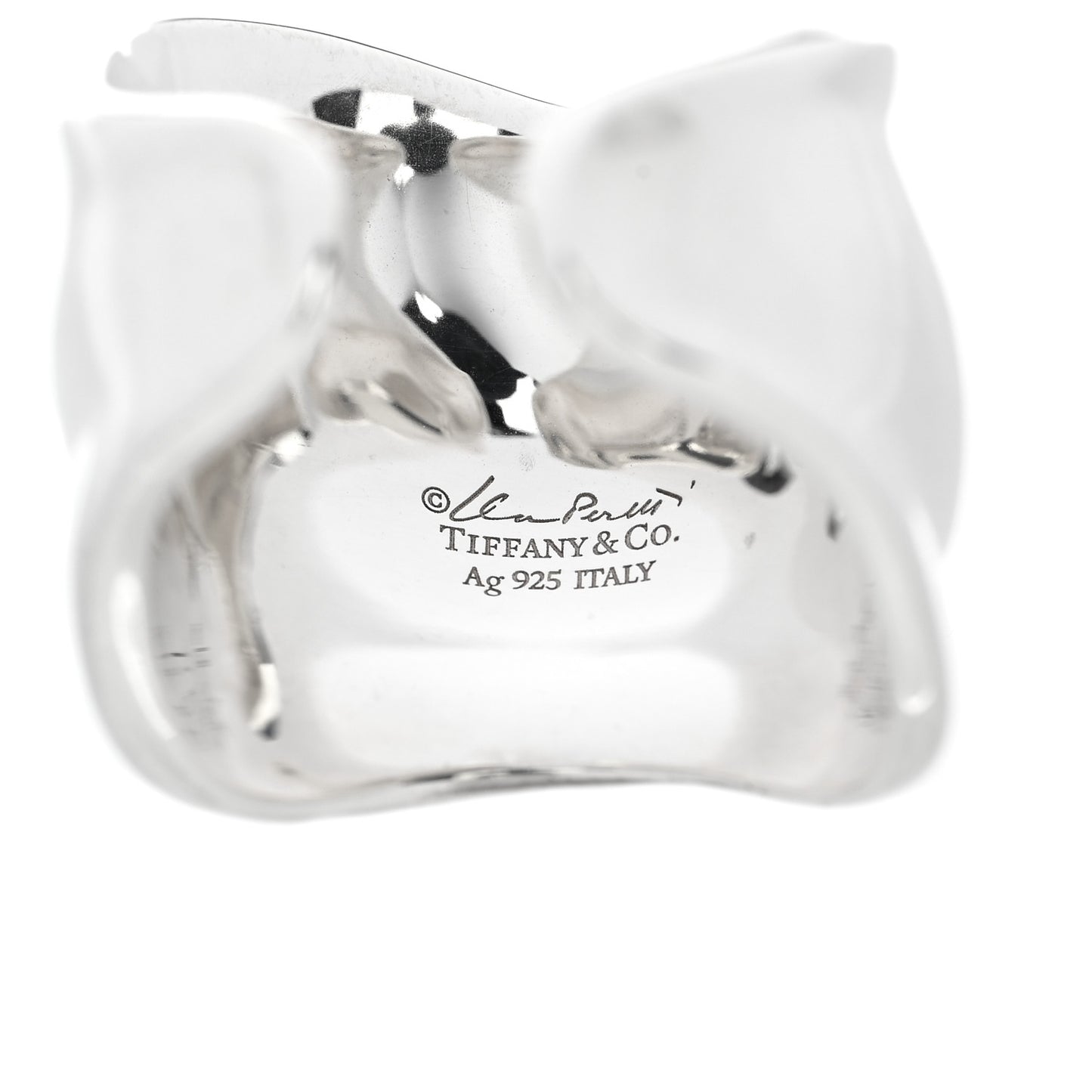 Sterling Silver Elsa Peretti Bone Ring 54 7