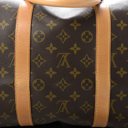 Louis Vuitton Monogram Keepall Bandouliere 55 10 of 13