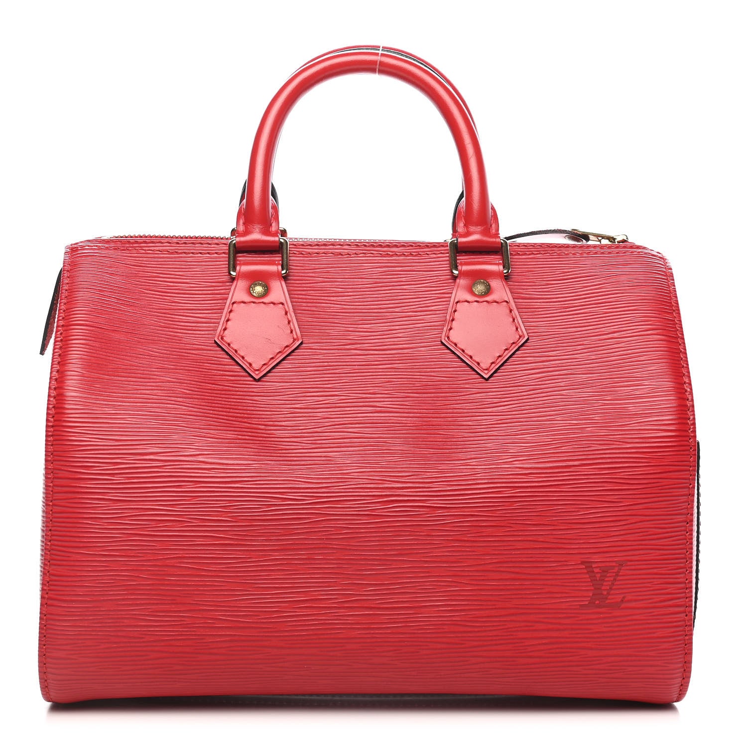 Louis Vuitton Epi Speedy 25 Castillan Red 1 of 10