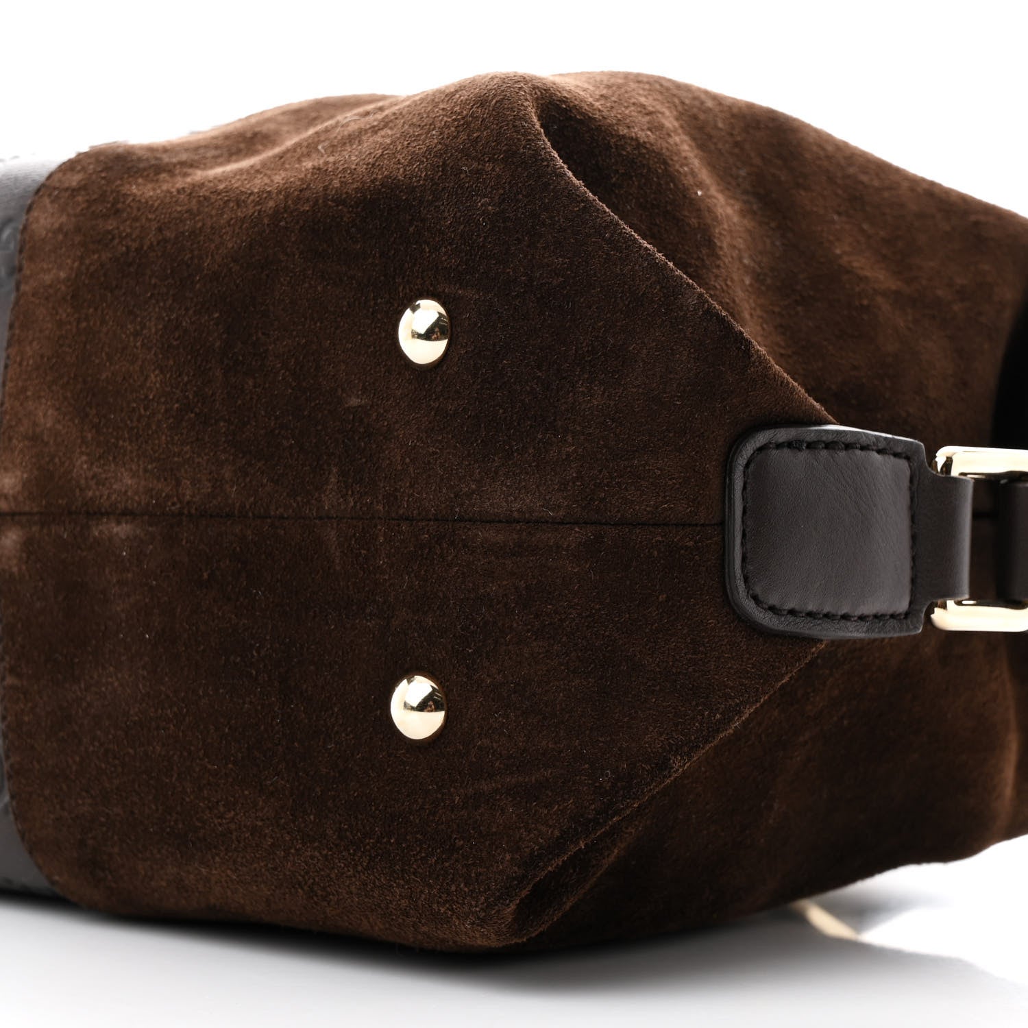 Gucci Suede Guccissima Small Boston Brown 10 of 10