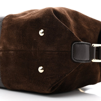 Gucci Suede Guccissima Small Boston Brown 10 of 10