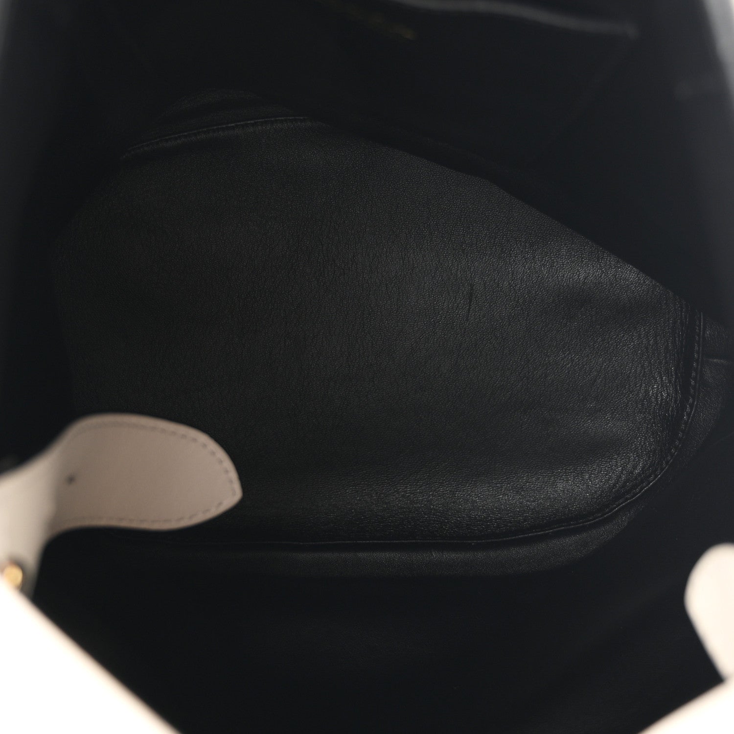 Prada Calfskin Buckle Bag With Jeweled Belt  White Black 5 of 10