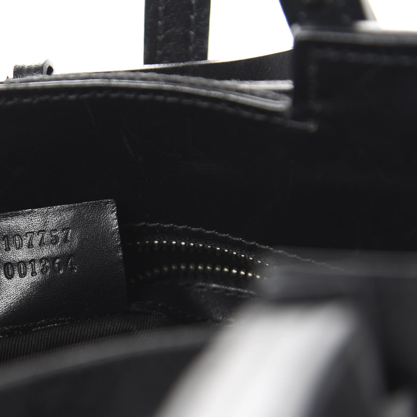 Monogram Small Bucket Tote Black