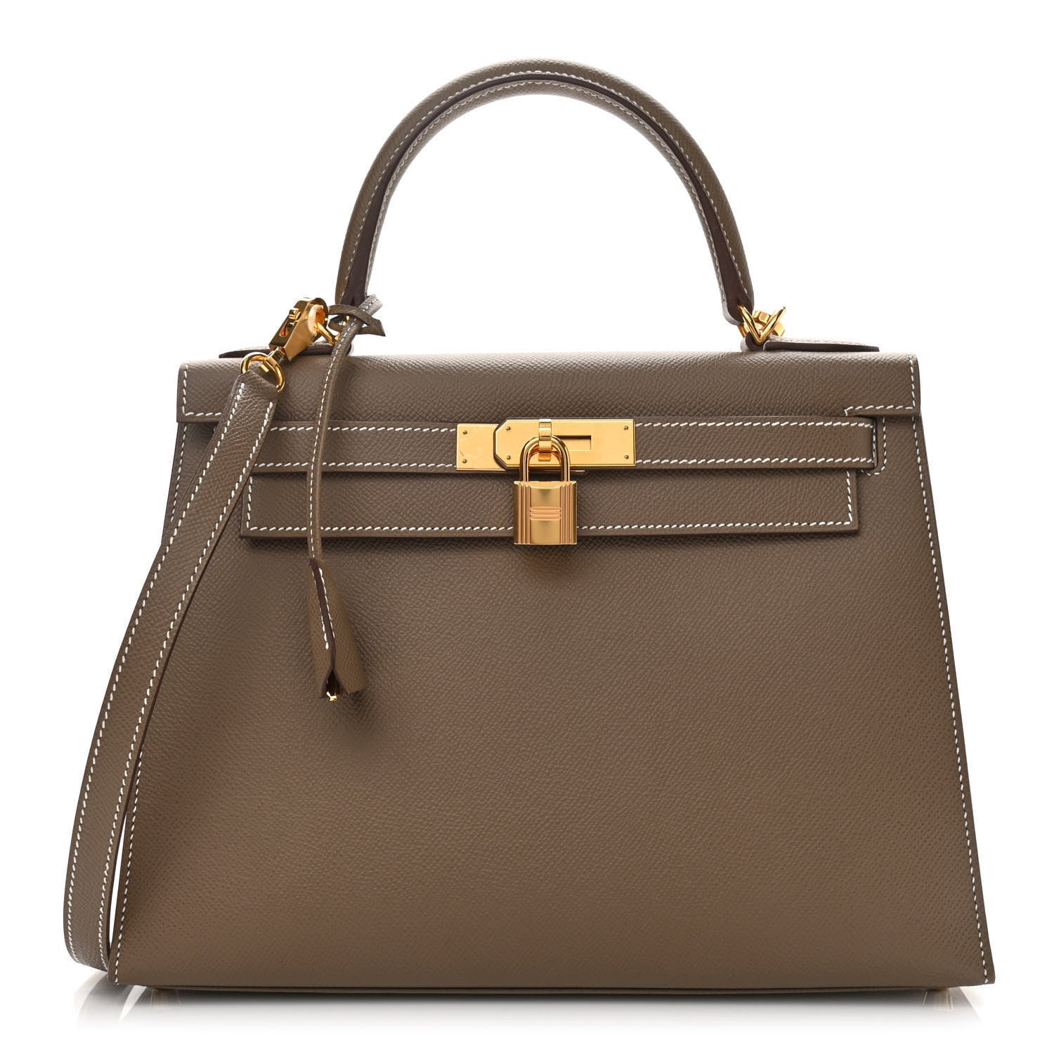 Hermes Epsom Kelly Sellier 28 Etoupe 1 of 11