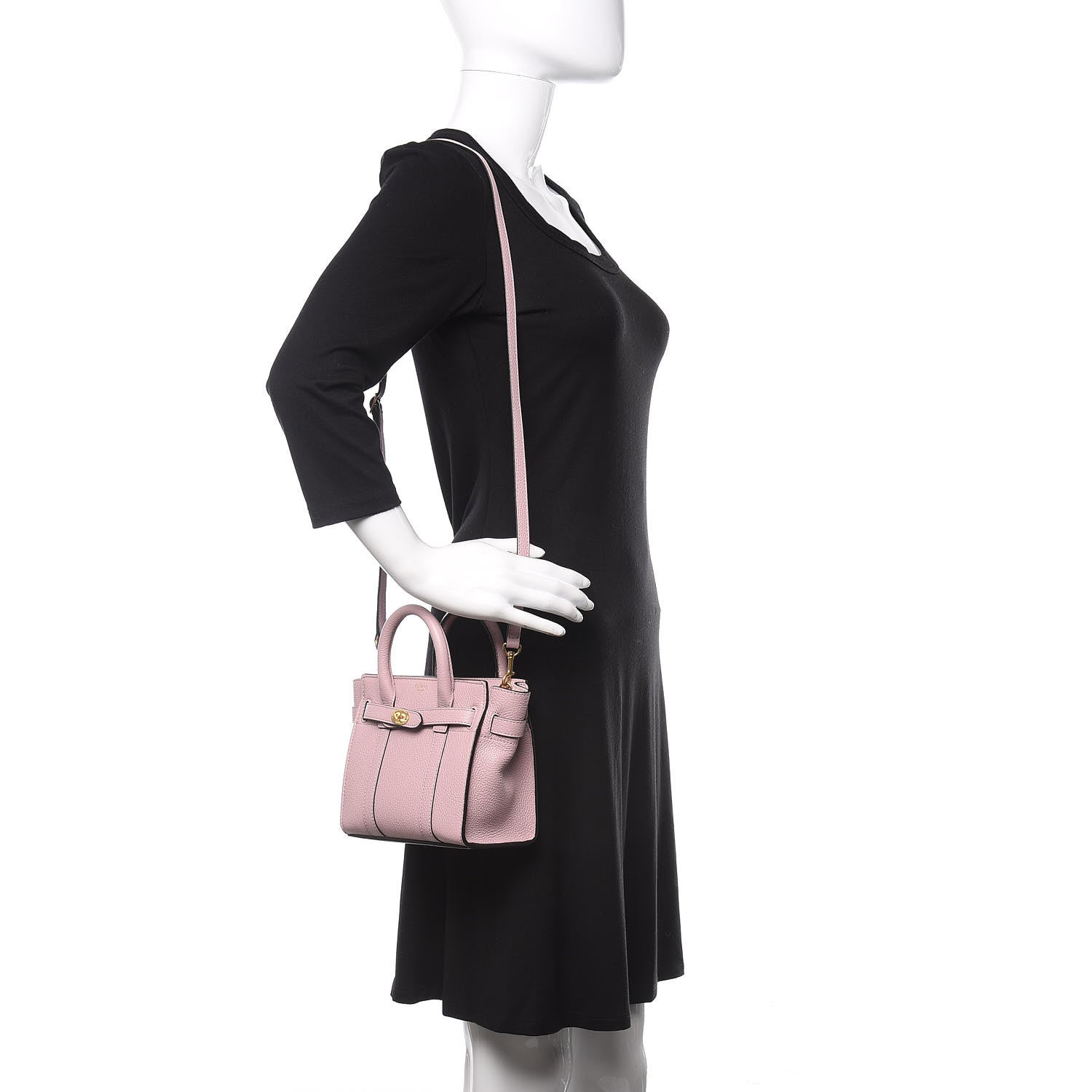 Mulberry Small Classic Grain Mini Zipped Bayswater Blossom 2 of 9