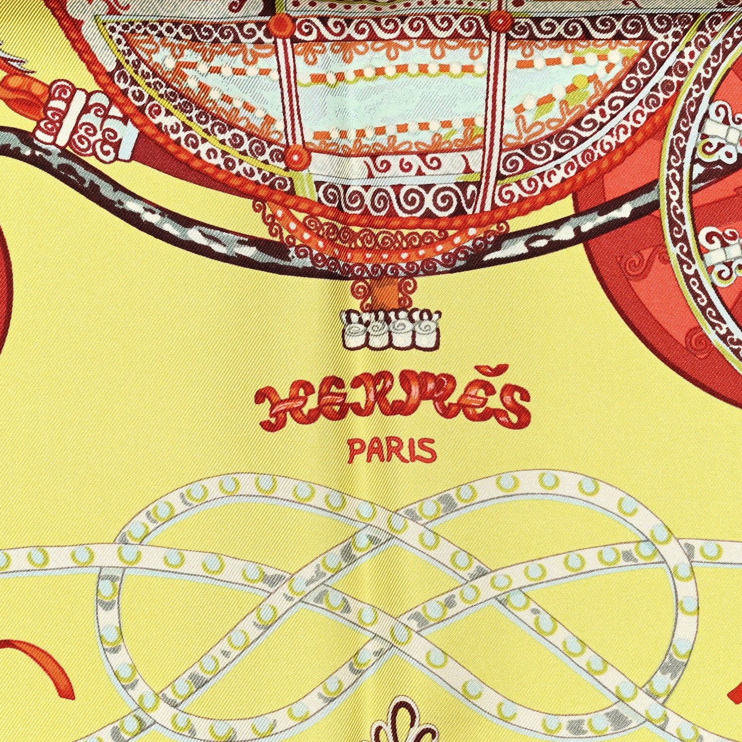Hermes Silk Carre Paperoles Scarf 90 2 of 5