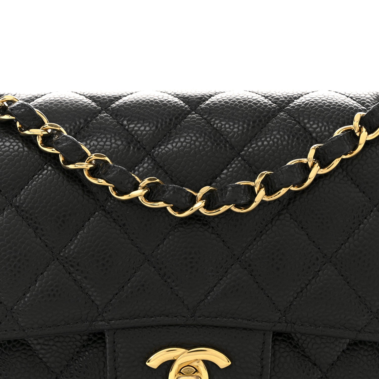 Chanel Caviar Quilted Small Double Flap Black 8 of 11