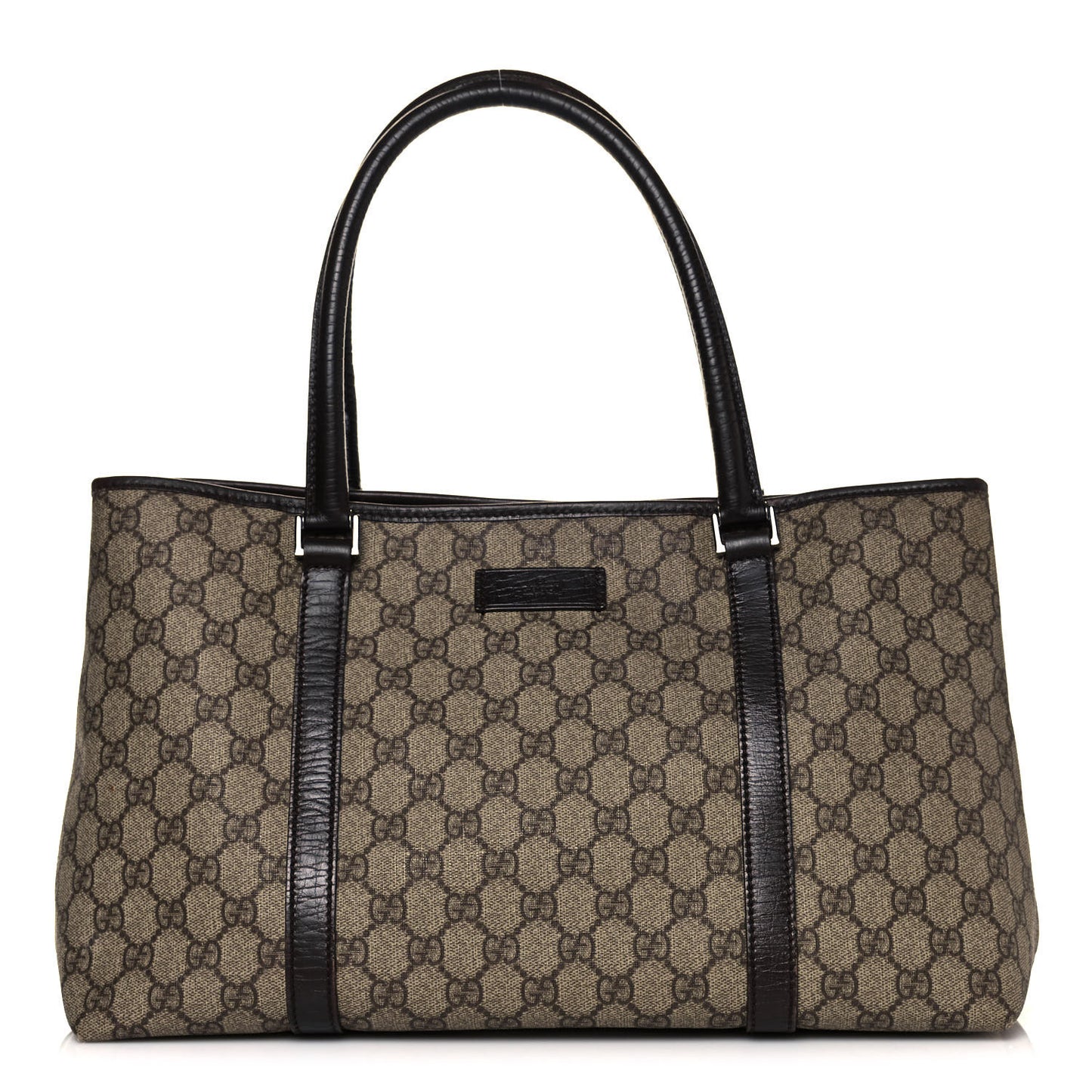 GG Plus Monogram Medium Joy Tote Dark Brown