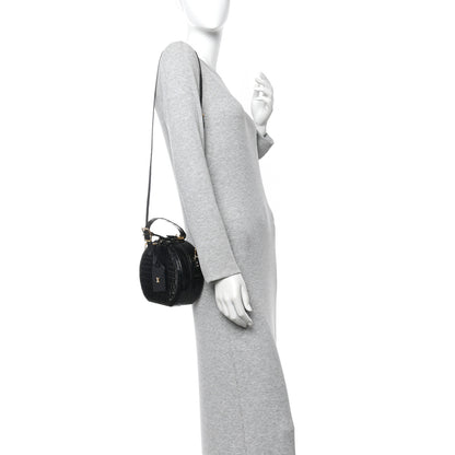 Louis Vuitton Crocodile Petite Boite Chapeau Black 2 of 9