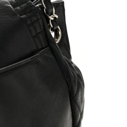 Chanel Calfskin Medium On the Bund Flap Black 12 of 14