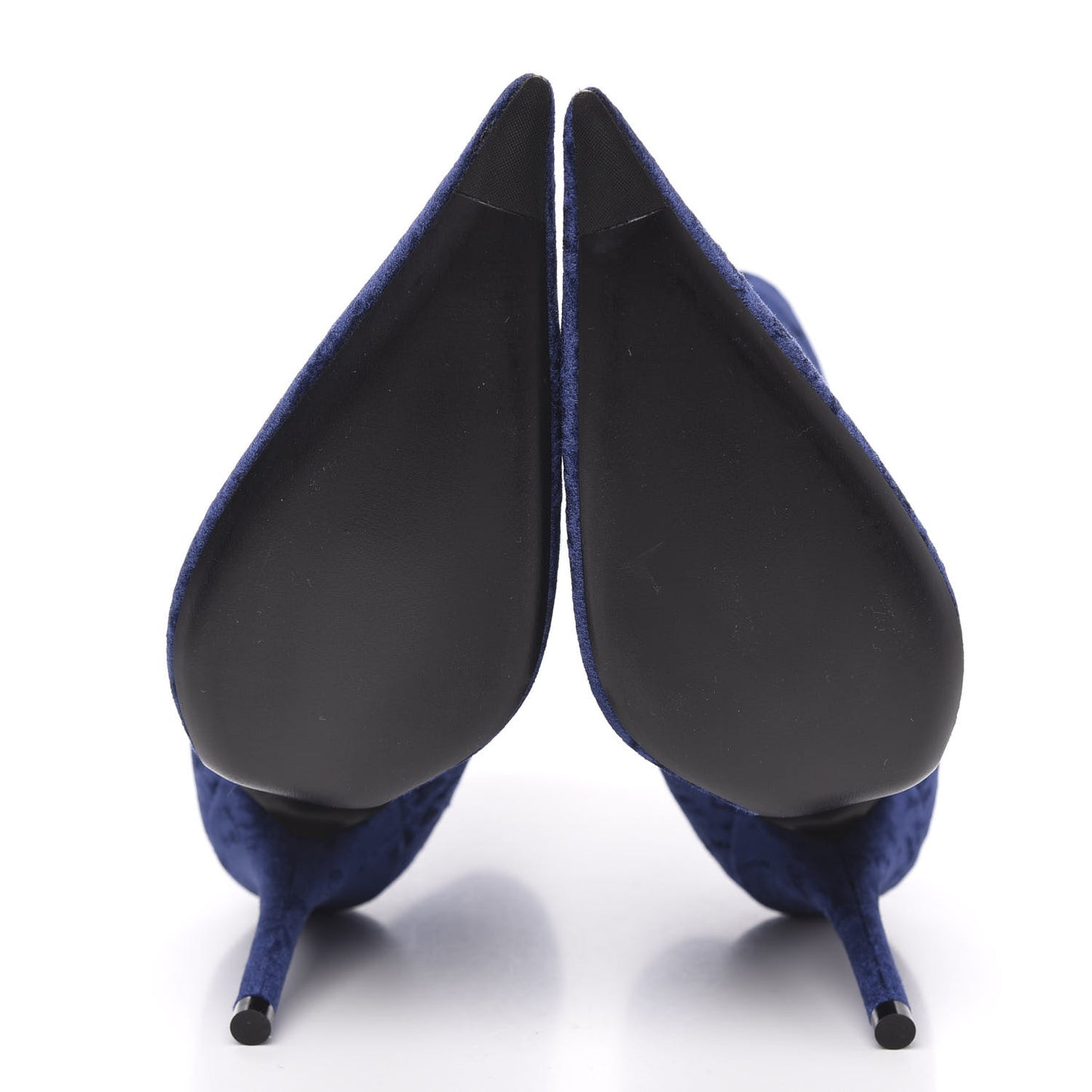 Velvet Extreme Pointed Toe Knife Booties 36 Navy