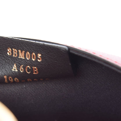 Fendi Vitello Cruise F is Fendi Bi-Color FF 1974 Embossed Envelope Belt Bag Maya Black Fragola 8 of 12