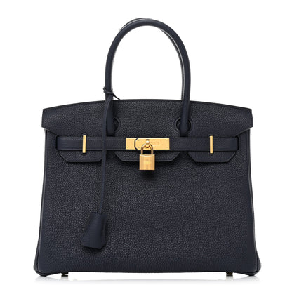 Hermes Togo Birkin 30 Bleu Nuit 1 of 19