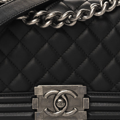 Chanel Calfskin Quilted Small Boy Flap Black 8 of 10