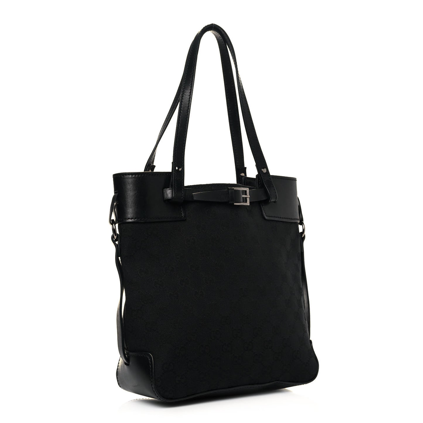 Monogram Small Bucket Tote Black