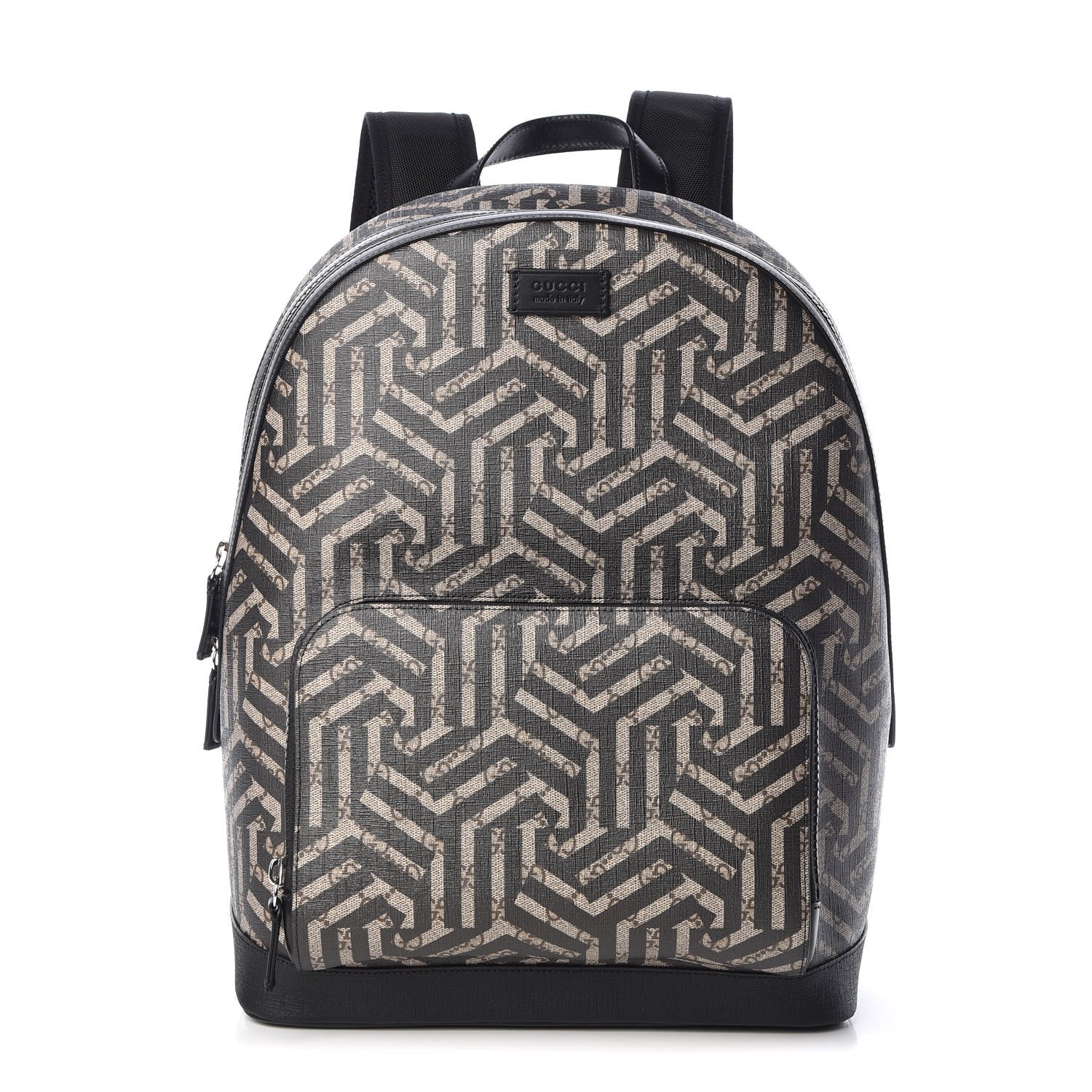 Gucci GG Supreme Monogram Caleido Medium Day Backpack Black 1 of 9