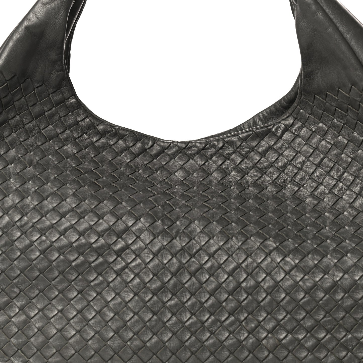 Nappa Intrecciato Large Campana Hobo Shadow