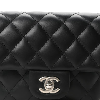 Chanel Calfskin Quilted CC Uniform Flap Belt Bag Black 8 of 10